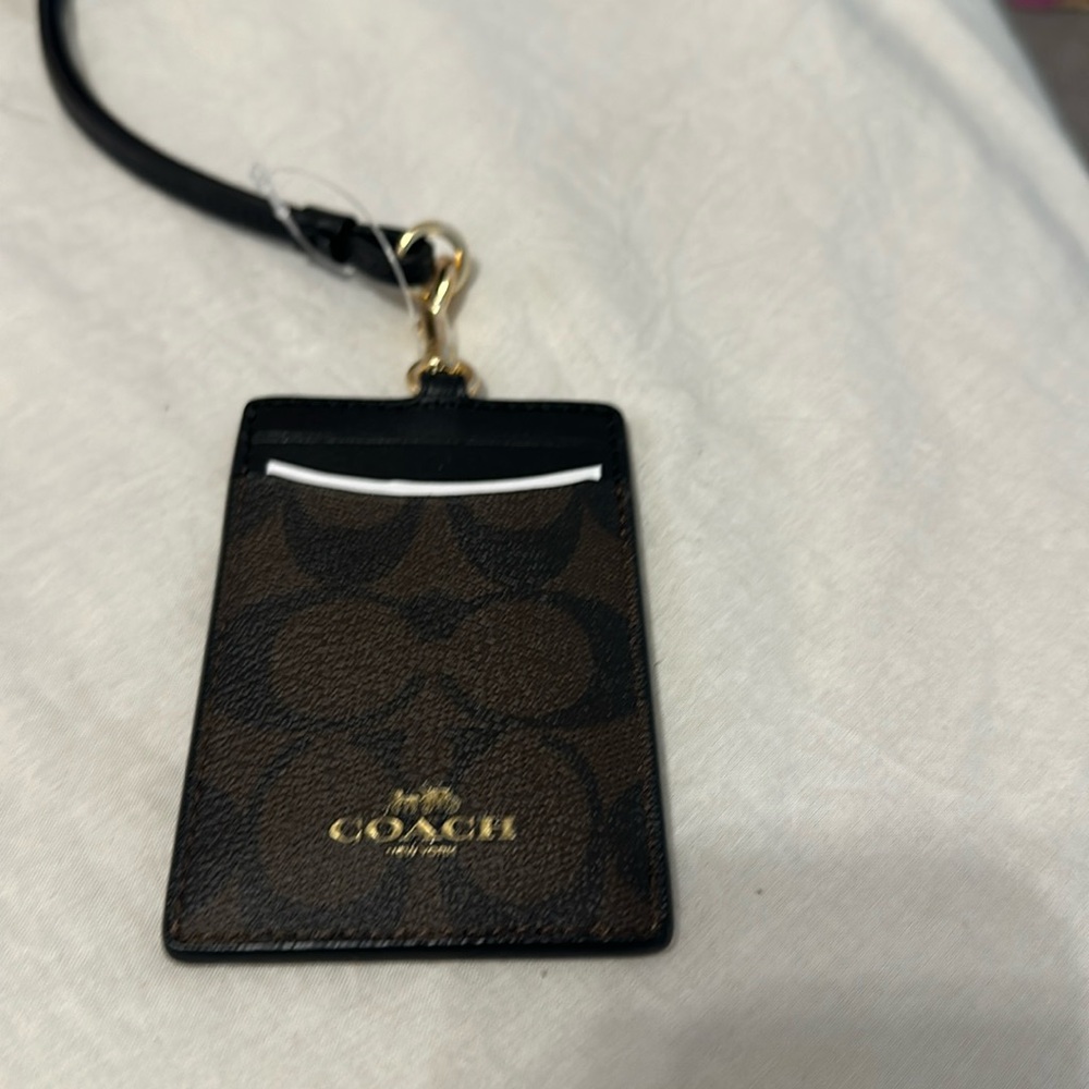NWT coach lanyard